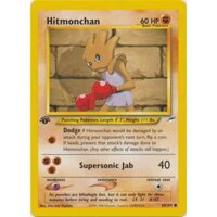 Thẻ Pokemon TCG Hitmonchan - 69/105 - Common 1st Edition NM