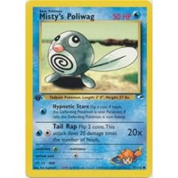 Thẻ Pokemon TCG Misty's Poliwag - 87/132 - Common 1st Edition NM