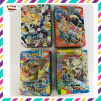 Thẻ pokemon, thẻ bài pokemon hộp sắt 100 lá (714)