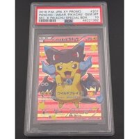 Thẻ Poncho Wearing Pikachu Charizard X Pokemon 2016 Promo 207 XY-P Japanese PSA 10 Gem Mint d66 3c