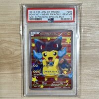 Thẻ PSA 10 Gem Mint 2015 Pokemon Japanese XY Mega Charizard X Poncho Pikachu 207XYP PRISTINE JP 1459 NF31 1-85
