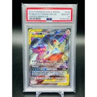 Thẻ PSA 10 GEM MINT Pokemon Mega Sableye & Tyranitar GX Unified Minds Ultra Full Art 226 En d65 77