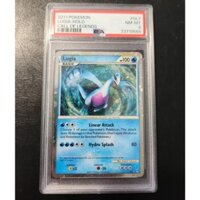 Thẻ PSA 8 Pokémon English POKEMON LUGIA HOLO SHINY CALL OF LEGENDS SL7 INVEST REGRADE d37 27a