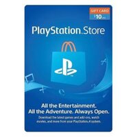 Thẻ PSN 10 USD hệ US