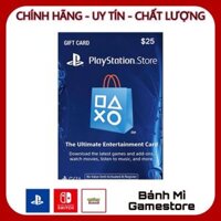Thẻ PSN Gift Card US - 25$