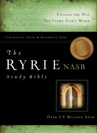 The Ryrie NAS Study Bible Bonded Leather Burgundy Red Letter (New American Standard 1995 Edition)