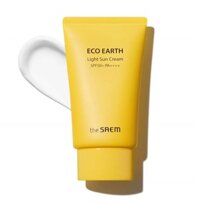 THE SAEM - Kem chống nắng Eco Earth Light Sun Cream SPF 50+ PA++++ 50g