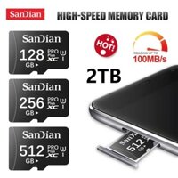 Thẻ SD Mini 2TB Thẻ Nhớ 512GB cartao de memoria 1TB Thẻ TF 128GB 256GB Thẻ Ổ Đĩa Flash Cho Điện Thoại / Xiaomi / Honor / Samsung