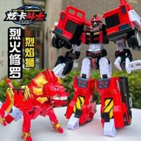 ※Thẻ Shining chính thức, Robot biến hình Beast Energy Fiery Shura cho bé trai, Sư tử lửa