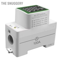 The Snuggery Ampe Kế Vôn Đa Chức Năng Đo Dòng Điện Áp AC 50‑300V 100A