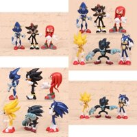 The Sonic Hedgehog Nhân Vật Đồ Chơi Pvc Nhiều Màu Sắc Làm Bánh Trang Trí Của Bạn