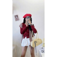 THE SUN - áo len kèm khăn ( hình chụp thật )