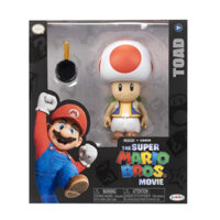 The Super Mario Bros. Movie - 5 Inch Action Figures Series 1 – Toad Figure with Frying Pan Accessory Super Mario Bros. Phim - Nhân Vật Hành Động 5 Inch Series 1 – Hình Toad Có Phụ Kiện Chảo Chiên