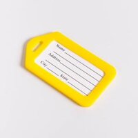 Thẻ tên đánh dấu và ghi nhớ hành lý, chìa khóa Name tag vali - có sẵn vòng treo - Móc vàng