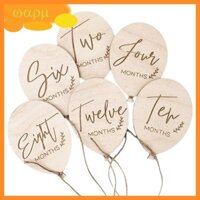 Thẻ tháng hai mặt WMMB Dấu hiệu cột mốc cho bé cho những bức ảnh đáng nhớ