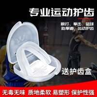 Thể Thao Chuyên Nghiệp Mouthguard Nẹp Đấm Bốc Taekwondo Bóng Rổ Chuyên Nghiệp Thể Thao Silicon Người Lớn Chiến Đấu Nhai Định Hình