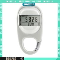 Thể thao ngoài trời Khoảng cách đi bộ Thể dục Calorie Kỹ thuật số 3D Carabiner Máy đếm bước di động Chạy bộ leo núi Bộ đếm mét