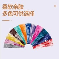 Thể Thao Yoga Băng Đô Thời Trang Dây Buộc-Dye Thể Dục Băng Đô Quấn Tóc Hút Mồ Hôi Chống Mồ Hôi