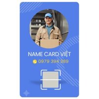 Thẻ thông tin cá nhân  có chip NFC và mã QR