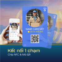 Thẻ thông tin cá nhân  có chip NFC và mã QR