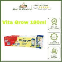 [Thẻ tích xu]Sữa pha sẵn Vita Grow 180ml- Vitadairy thùng 48 hộp