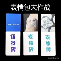 Thẻ trò chơi bảng chiến đấu biểu tượng cảm xúc Bộ sưu tập hoa hướng dương Thẻ poker Trung Quốc Trò chơi vui nhộn tiệc tùng giải trí