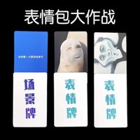 Thẻ trò chơi bảng chiến đấu biểu tượng cảm xúc Bộ sưu tập hoa hướng dương Thẻ poker Trung Quốc Trò chơi vui nhộn tiệc tùng giải trí