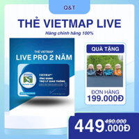 Thẻ Vietmap live pro 1 năm, pro 2 năm, bản đồ dẫn đường cảnh báo tốc độ