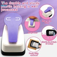 Thẻ Vòng Cổ Thẻ Bông Tai Di Động Nhẹ Dập Nổi Thiết Bị Bấm Giấy Cho DIY Phụ Kiện Làm Thẻ
