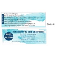 thẻ voucher dành cho spa,... in hoàn thiện nội dung 2 mặt, combo 100 thẻ.