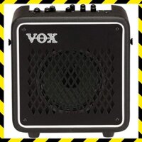 The VOX MINI GO 10 is a 10W modeling amp for electric guitar, perfect for home practice and portable use. It features a microphone input, headphone output, effects, rhythm machine, looper, and MP3 connectivity. It is also compatible with mobile batteries.