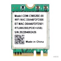 Thẻ Wifi 6 Realtek RTL8852BE 1800Mbps BT 5 0 Băng Tần Kép