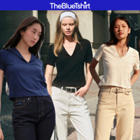 TheBlueTshirt - Áo thun thuỷ thủ cổ V cho nữ - Victory Sailor T - Women