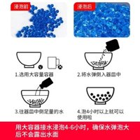 Thêm Bom Hút Nước Bom Pha Lê Bom Nước Trứng Trẻ Em Đa Năng Bé Trai Đồ Chơi Hạt mm Mềm Đạn Vỉ Một #A水晶珠250223#