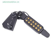 Thêm Kẹp Âm Thanh Micro Dây 12 Lỗ Acoustic Đàn Guitar Điện Pick Up Khuếch Đại Bss