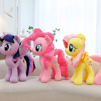 Thêm vào giỏ hàng 30CM My Little Pony Kawaii Đồ chơi Pinkie Pie Fluttershy Twilight Sparkle Búp bê nhồi bông mềm Đồ trang trí Quà tặng sang trọng cho trẻ em