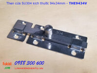 Then cửa inox 304 thân vuông kích thước 94x34mm - THE9434V