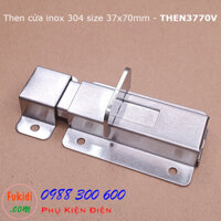 Then cửa vuông, inox 304 kích thước 37x70mm - THEN3770V
