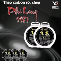 THẺO câu rô chép PHI LONG 1987 - YG Sợi cước bền chắc, ít lão hóa, giảm sự cảnh giác của cá, tăng tỉ lệ Bắt Cá