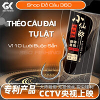 Thẻo Cước Lưỡi Tự Lật Chuyên Câu Rô Diếc Thẻo Câu Đài Buộc Sẵn Lưỡi Câu Cá Chất Lượng