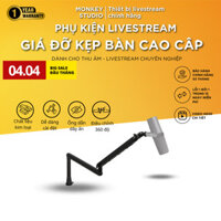 [Thép Carbon] Chân Đế Kẹp Bàn Giá Đỡ Microphone và Webcam Cao Cấp F10, Chất Liệu Thép Carbon Cao Cấp, Xoay 360 Độ