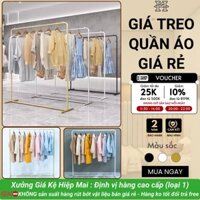 [Thép chịu lực] Giá treo quần áo đơn,sào treo đồ. Sơn tĩnh điện 3 màu đủ size.Tặng bộ ốc vít lắp đặt