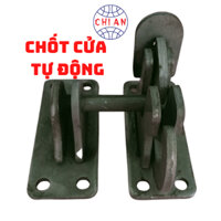 (Thép chưa mạ)- 100 bộ chốt cửa tự động tự đóng tự sập CHIAN - Then cố định/Di động - Cam kết hàng không chuẩn hoàn tiền