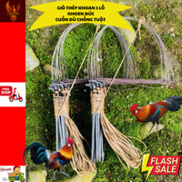 THÉP KHOAN LỖ - Giò bẫy gà rừng chân thép khoan lỗ khuyên đúc