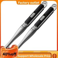 Thép không gỉ 304 Bít Tết Kẹp Dụng Cụ Nhà Bếp Bánh Nướng Xẻng Kẹp Thịt Nướng Lưỡi Chiên Cá Xẻng Kẹp Đen