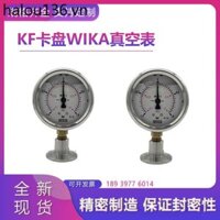 Thép không gỉ 304 Chân không KF16 KF25 Chuck WIKA Đồng hồ đo áp suất Máy đo chân không Đồng hồ đo áp suất âm Chống sốc Âm P