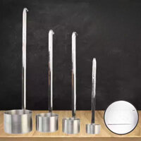 Thép không gỉ 304 Cốc Đo Rượu Nho Rượu Đánh Rượu Muỗng Rượu Muỗng Đo Thìa Đo Định Lượng Đo Cốc S