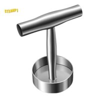 Thép không gỉ 304 Hamburger Thịt Bánh Báo Chí Burger Patty Maker Khuôn Hướng Dẫn Sử Dụng Bánh Bò Thịt Heo Cơm Nướng Dụng Cụ Thịt Dễ Sử Dụng