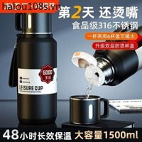 Thép không gỉ 316 Bình Giữ Nhiệt Nam Dung Tích Lớn Ngoài Trời Di Động Trà Ấm Siêu Tốc Cao Cấp Lớn Cốc Nước
