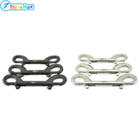 Thép không gỉ Hai Đầu Kẹp Móc Bu Lông Chụp Lặn Khóa Lặn Kayak Mái Chèo Dây Xích Phụ Kiện
